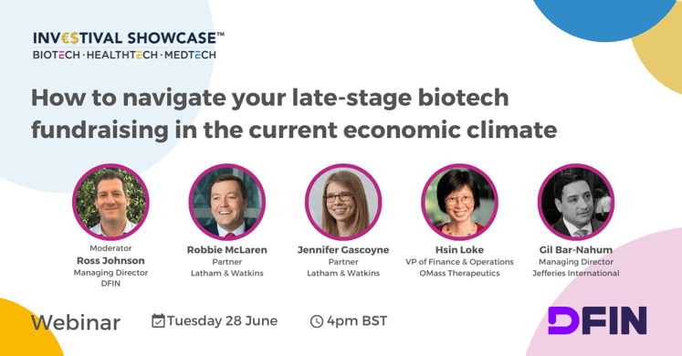 Investival 2022 Webinar How to navigate your late-stage biotech fundraising